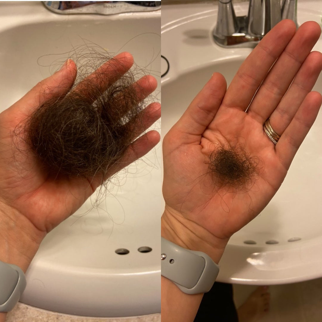 Hair Serum, Scalp Wash Shampoo and Massage Brush